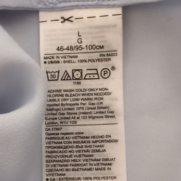 Banana Republic Blue Tank Top with Scoop Neck and Casual Fit - Picture 5 of 5